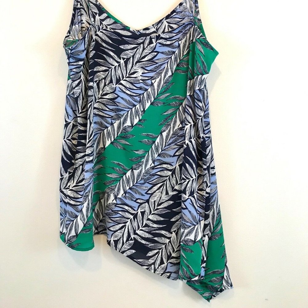 Laundry by Shelli Segal Floral Asymmetrical Cami